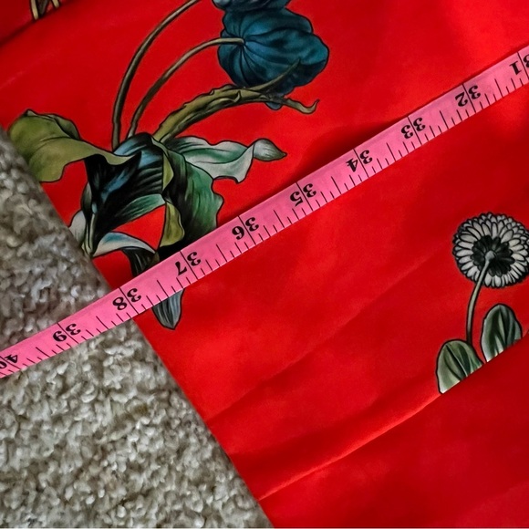 Black Halo Red Floral Jodee Dress - Picture 9 of 11